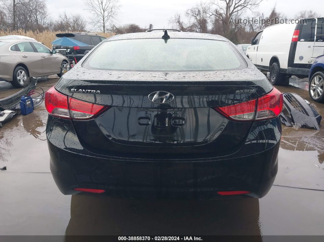 2013 Hyundai Elantra Gls Черный vin: 5NPDH4AE2DH155279