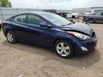 2013 Hyundai Elantra Gls Blue vin: 5NPDH4AE2DH253129