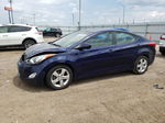 2013 Hyundai Elantra Gls Blue vin: 5NPDH4AE2DH253129