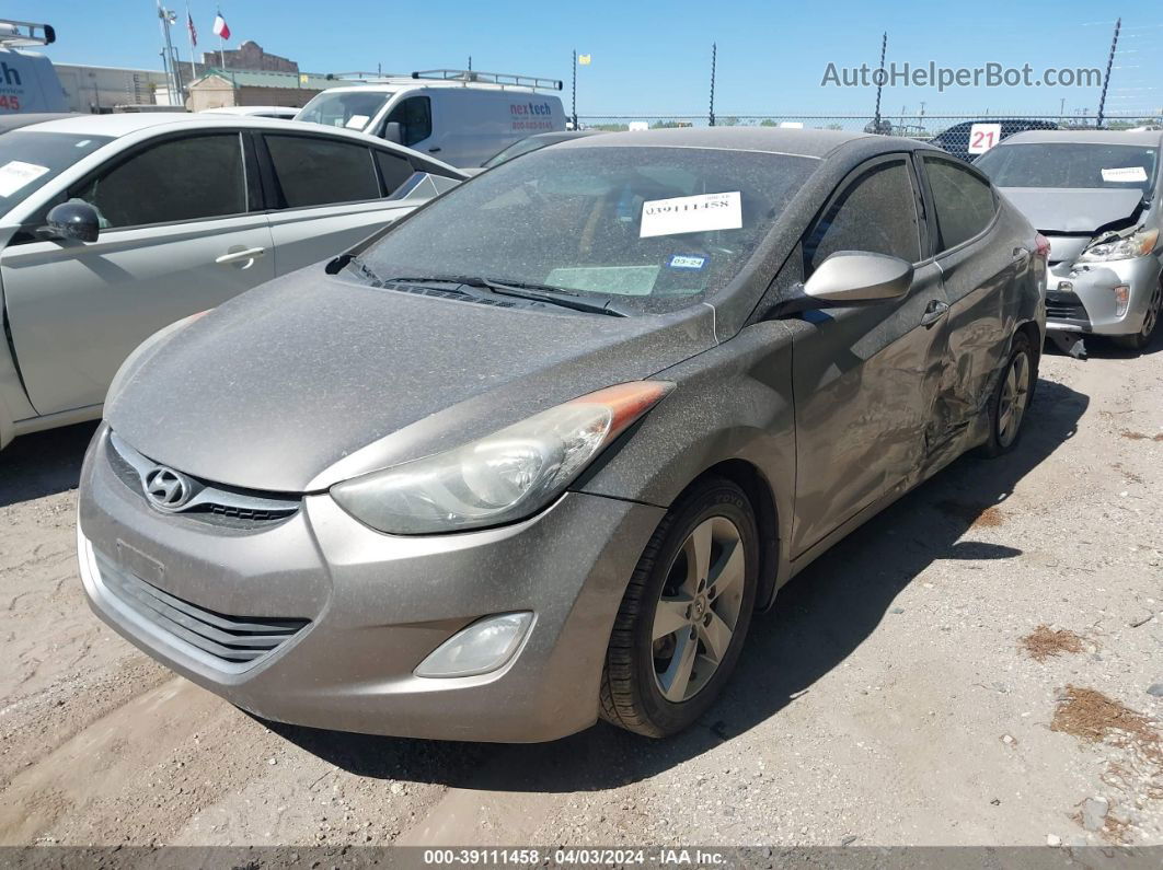 2013 Hyundai Elantra Gls Beige vin: 5NPDH4AE2DH263739