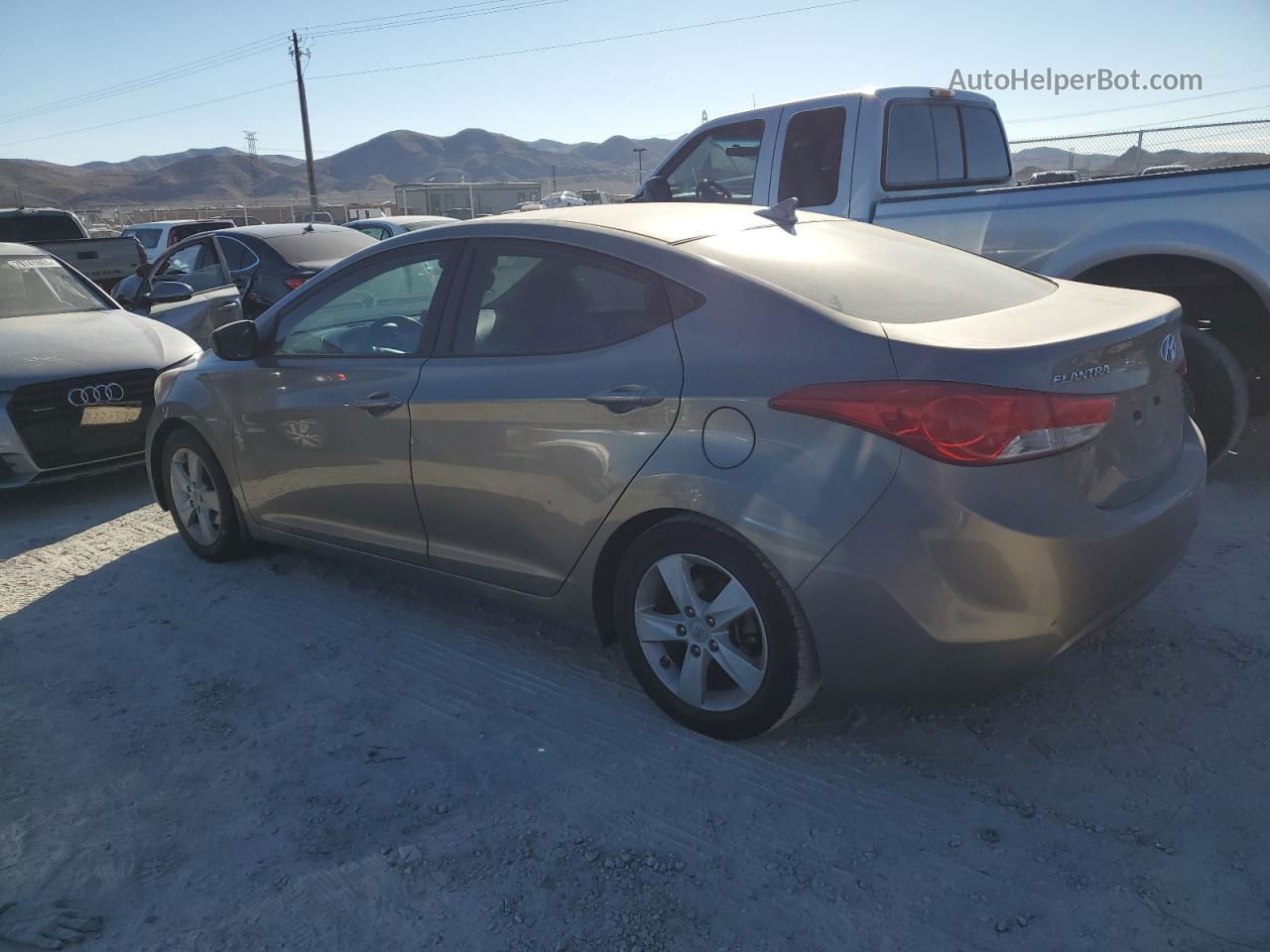 2013 Hyundai Elantra Gls Tan vin: 5NPDH4AE2DH277124