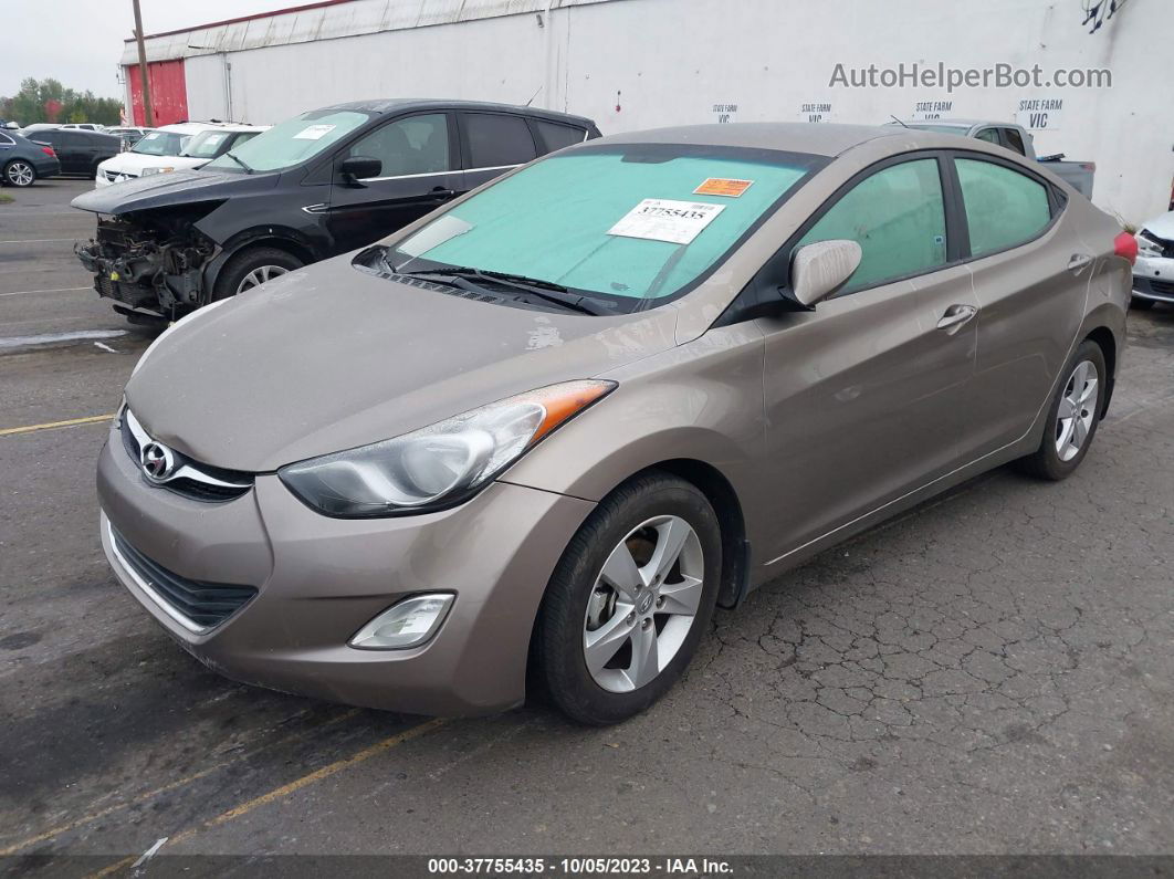 2013 Hyundai Elantra Gls Серый vin: 5NPDH4AE2DH293968