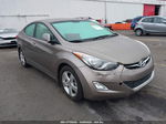 2013 Hyundai Elantra Gls Gray vin: 5NPDH4AE2DH293968