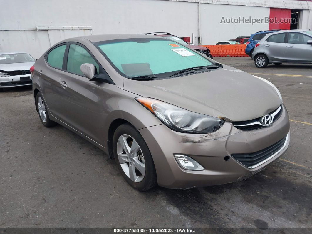 2013 Hyundai Elantra Gls Серый vin: 5NPDH4AE2DH293968