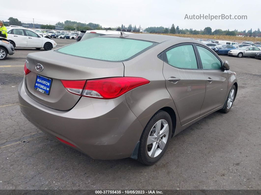 2013 Hyundai Elantra Gls Серый vin: 5NPDH4AE2DH293968