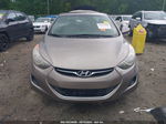 2013 Hyundai Elantra Gls Beige vin: 5NPDH4AE2DH304502