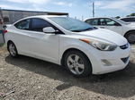 2013 Hyundai Elantra Gls White vin: 5NPDH4AE2DH313734