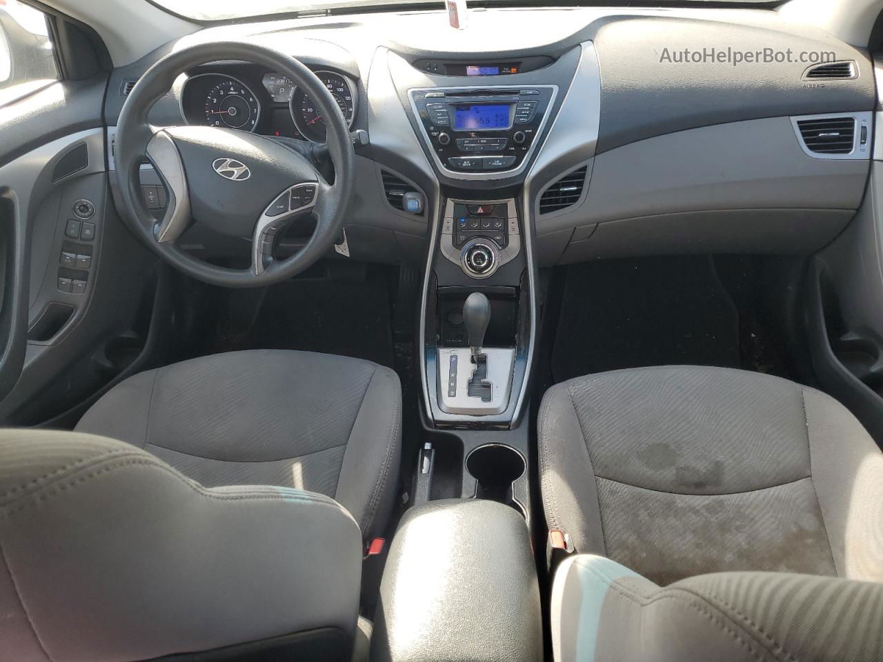 2013 Hyundai Elantra Gls Серебряный vin: 5NPDH4AE2DH350475