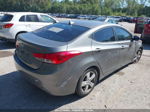 2013 Hyundai Elantra Gls Gray vin: 5NPDH4AE2DH373206