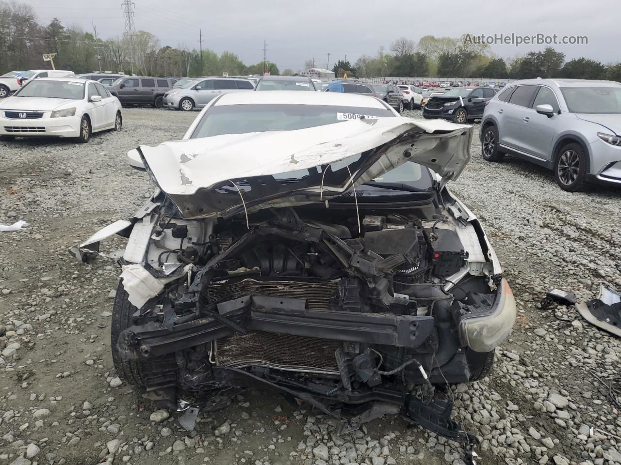 2013 Hyundai Elantra Gls White vin: 5NPDH4AE2DH380009