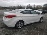 2013 Hyundai Elantra Gls White vin: 5NPDH4AE2DH380009