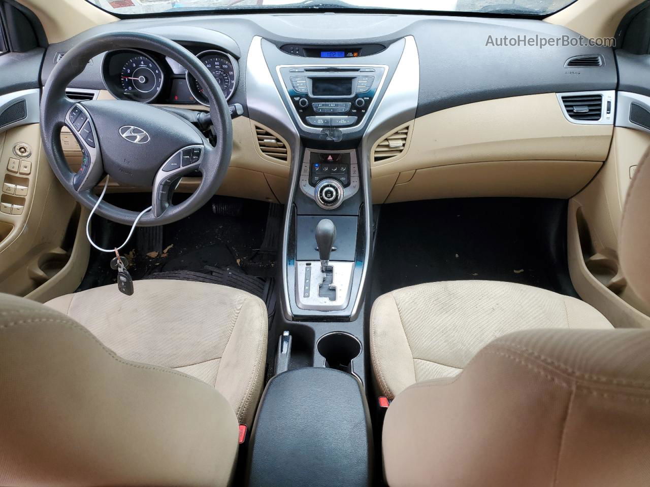 2013 Hyundai Elantra Gls Black vin: 5NPDH4AE2DH402767