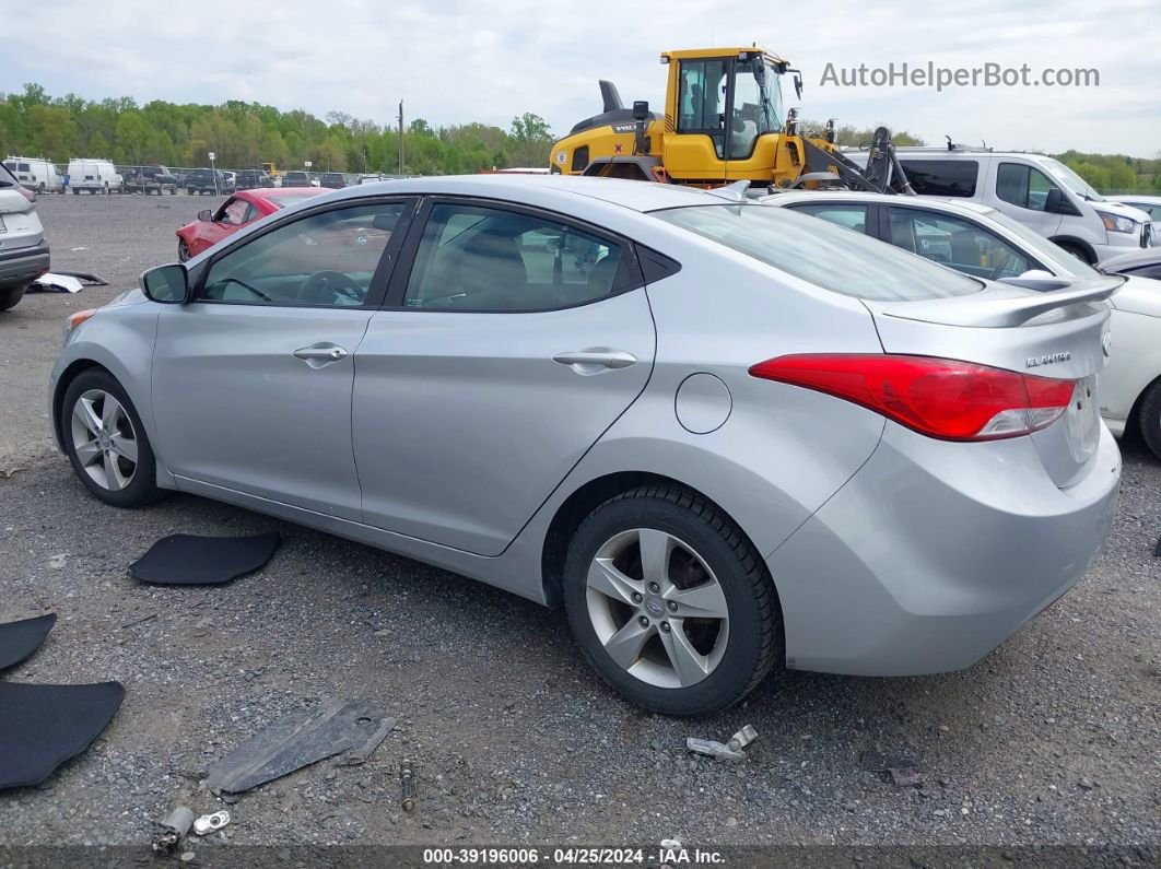 2013 Hyundai Elantra Gls Silver vin: 5NPDH4AE2DH408276