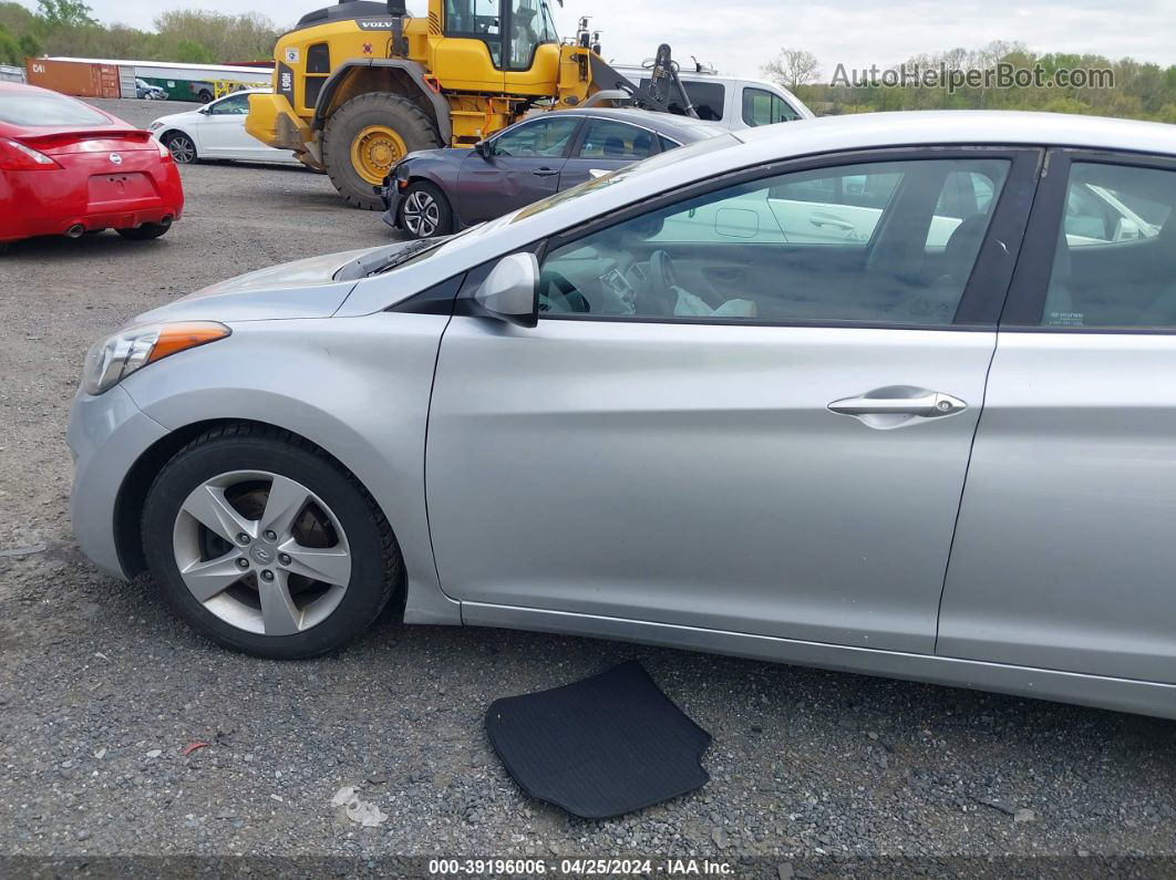 2013 Hyundai Elantra Gls Silver vin: 5NPDH4AE2DH408276