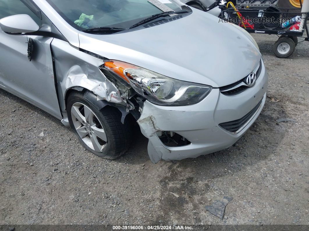 2013 Hyundai Elantra Gls Silver vin: 5NPDH4AE2DH408276