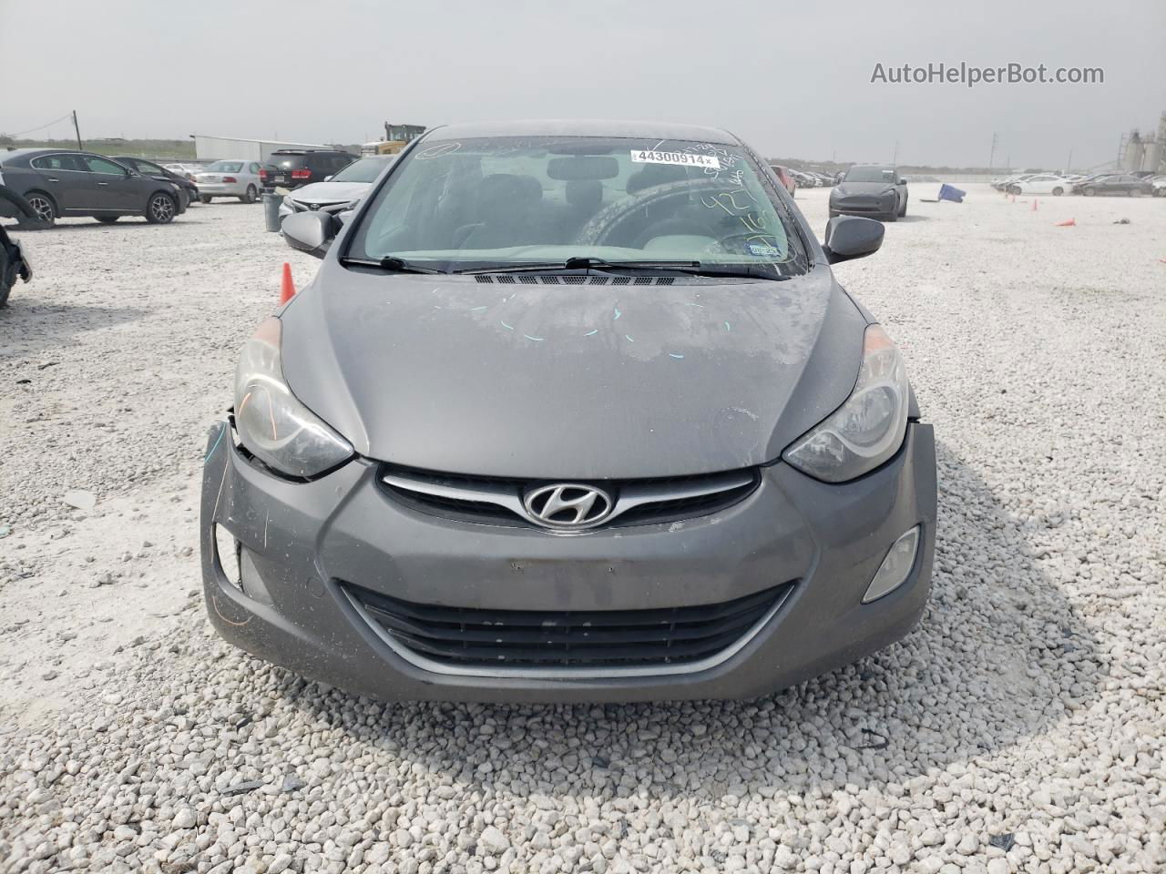 2013 Hyundai Elantra Gls Серый vin: 5NPDH4AE2DH427166