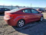 2013 Hyundai Elantra Gls Maroon vin: 5NPDH4AE2DH447188