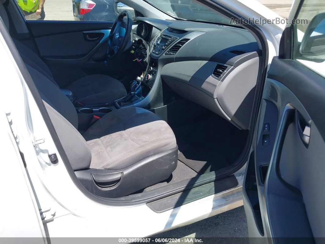 2014 Hyundai Elantra Se Белый vin: 5NPDH4AE2EH449489