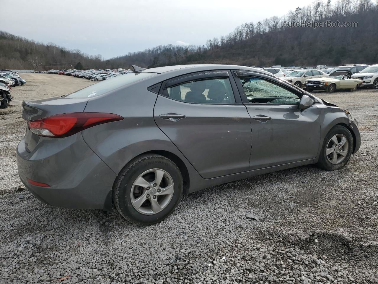 2014 Hyundai Elantra Se Серый vin: 5NPDH4AE2EH467779