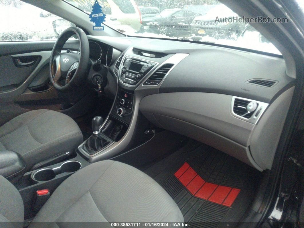 2014 Hyundai Elantra Se Черный vin: 5NPDH4AE2EH468544