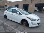 2014 Hyundai Elantra Limited White vin: 5NPDH4AE2EH478815