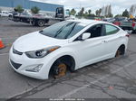 2014 Hyundai Elantra Limited White vin: 5NPDH4AE2EH478815