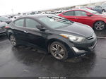 2014 Hyundai Elantra Limited Black vin: 5NPDH4AE2EH481178