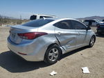 2014 Hyundai Elantra Se Silver vin: 5NPDH4AE2EH496909