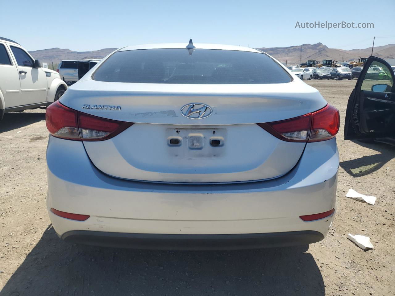 2014 Hyundai Elantra Se Серебряный vin: 5NPDH4AE2EH496909