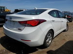 2014 Hyundai Elantra Se White vin: 5NPDH4AE2EH507570