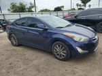 2014 Hyundai Elantra Se Blue vin: 5NPDH4AE2EH509853