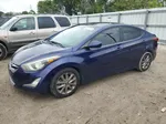 2014 Hyundai Elantra Se Синий vin: 5NPDH4AE2EH509853