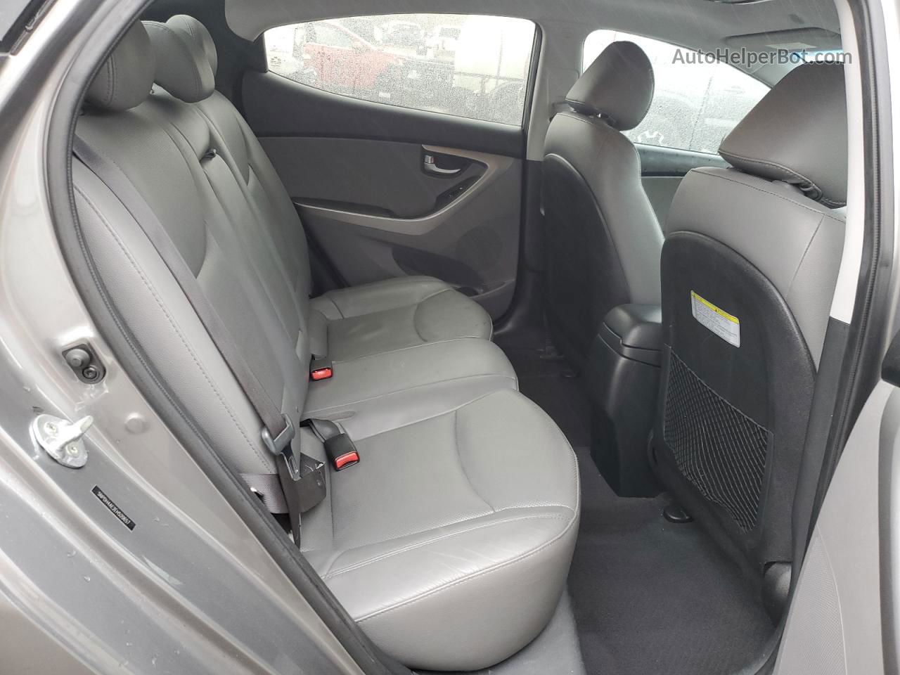 2014 Hyundai Elantra Se Gray vin: 5NPDH4AE2EH520657