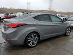 2014 Hyundai Elantra Se Gray vin: 5NPDH4AE2EH520657