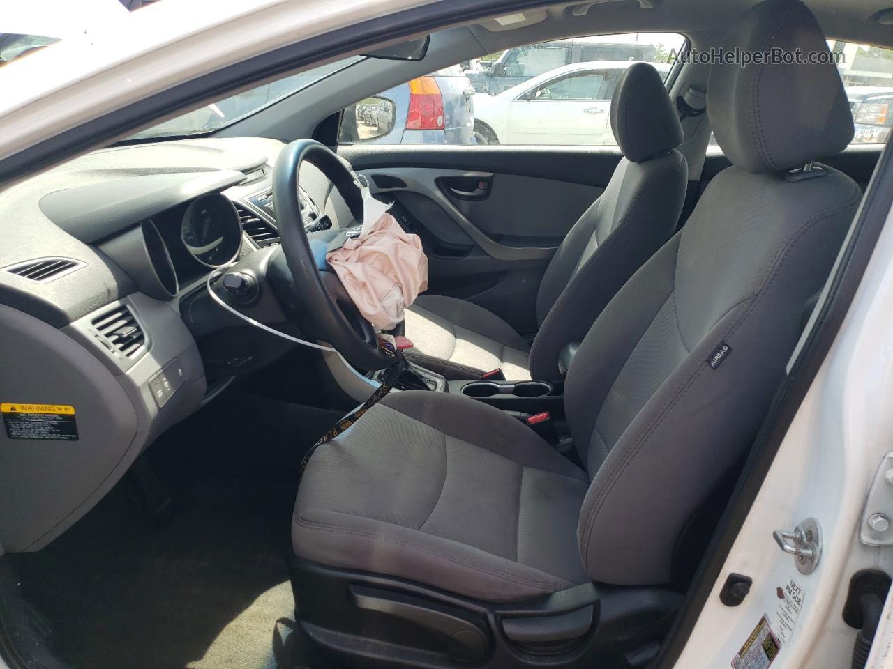 2014 Hyundai Elantra Se Белый vin: 5NPDH4AE2EH525793