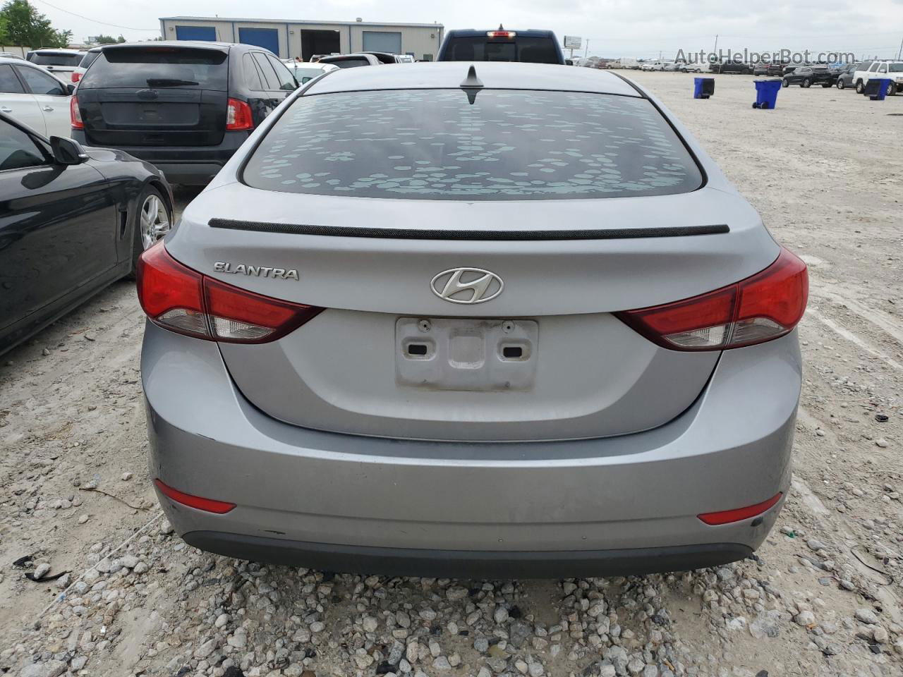 2015 Hyundai Elantra Se Серебряный vin: 5NPDH4AE2FH607377