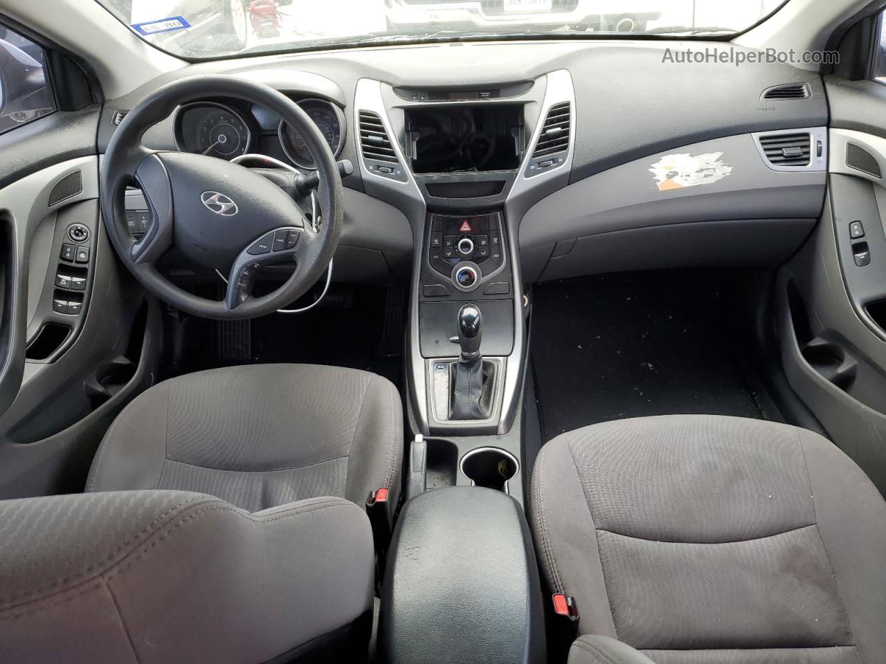 2015 Hyundai Elantra Se Серебряный vin: 5NPDH4AE2FH607377