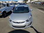 2015 Hyundai Elantra Se Silver vin: 5NPDH4AE2FH643313