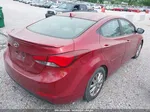 2016 Hyundai Elantra Se Burgundy vin: 5NPDH4AE2GH653681