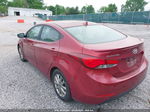 2016 Hyundai Elantra Se Burgundy vin: 5NPDH4AE2GH653681