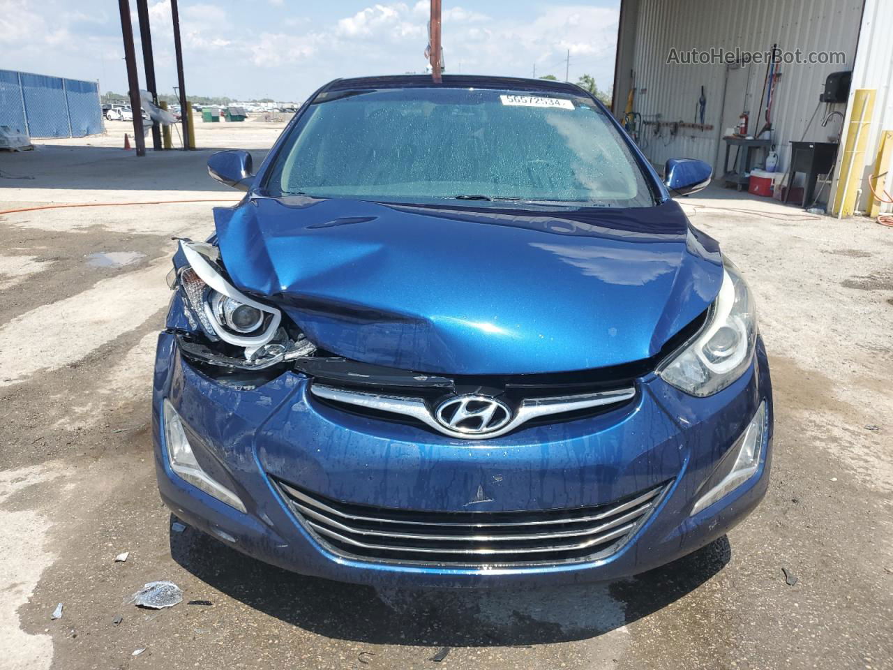 2016 Hyundai Elantra Se Blue vin: 5NPDH4AE2GH658718