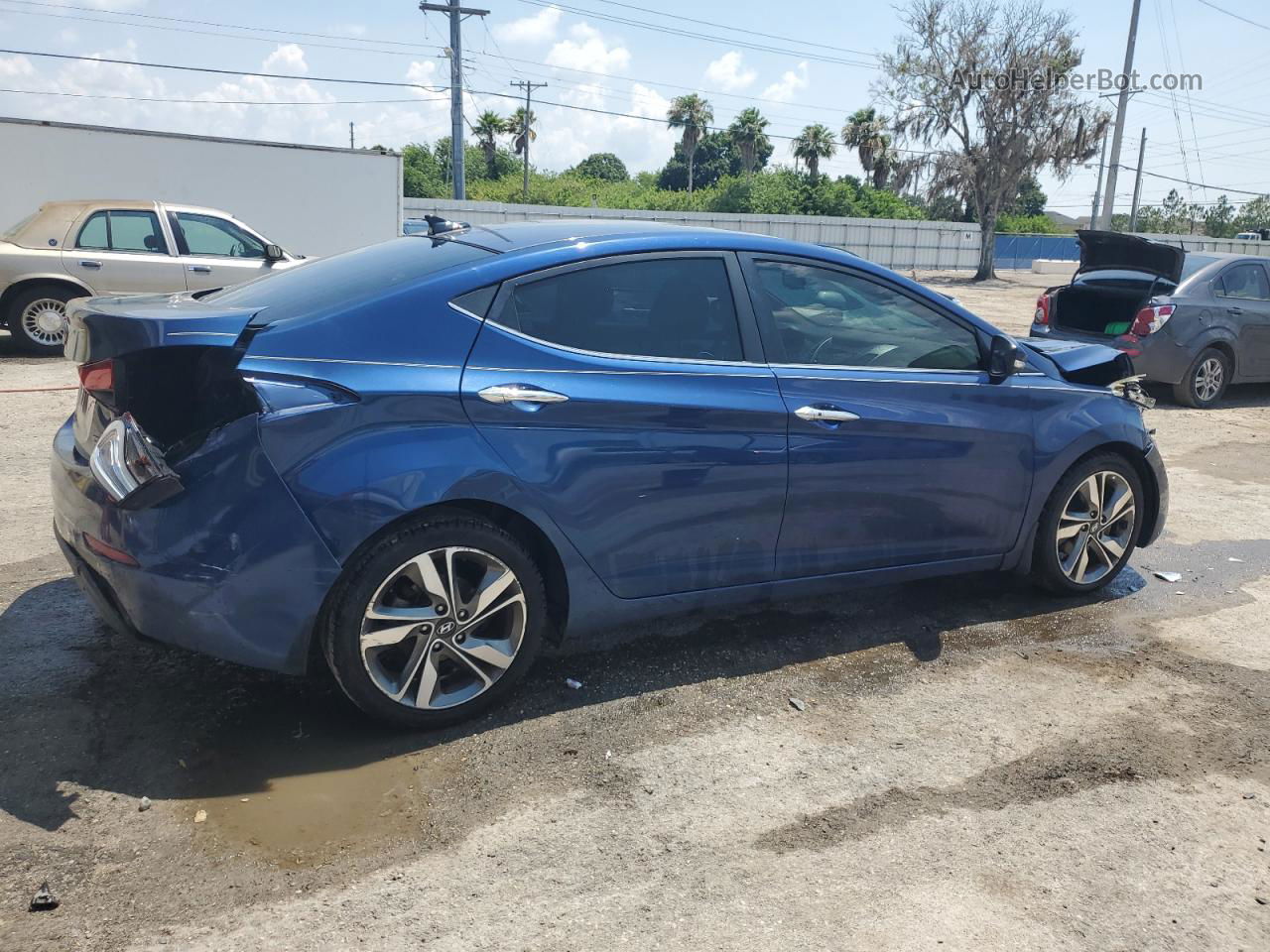 2016 Hyundai Elantra Se Blue vin: 5NPDH4AE2GH658718