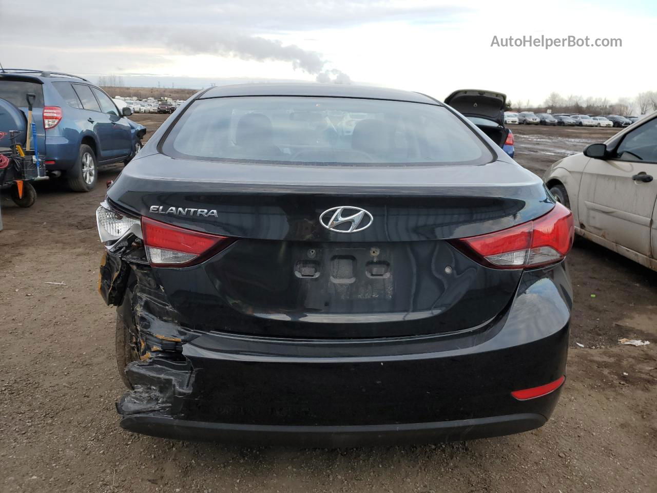 2016 Hyundai Elantra Se Black vin: 5NPDH4AE2GH661604