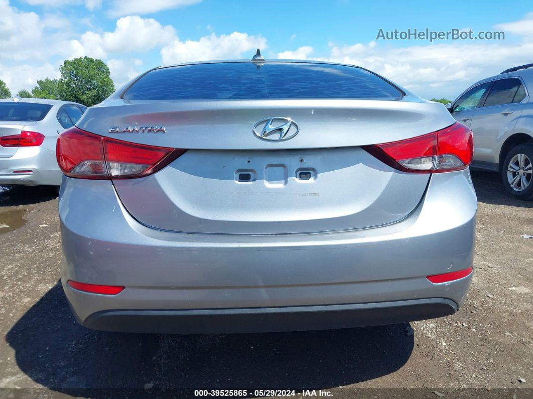 2016 Hyundai Elantra Se Серебряный vin: 5NPDH4AE2GH669797