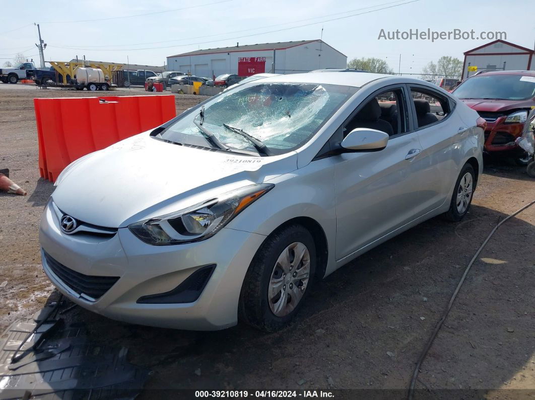 2016 Hyundai Elantra Se Silver vin: 5NPDH4AE2GH674496