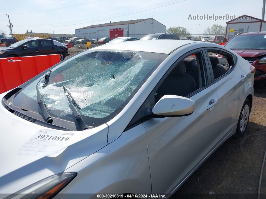 2016 Hyundai Elantra Se Silver vin: 5NPDH4AE2GH674496