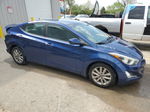 2016 Hyundai Elantra Se Blue vin: 5NPDH4AE2GH684266