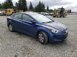 2016 Hyundai Elantra Se Blue vin: 5NPDH4AE2GH700434