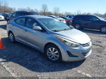 2016 Hyundai Elantra Se Gray vin: 5NPDH4AE2GH706590