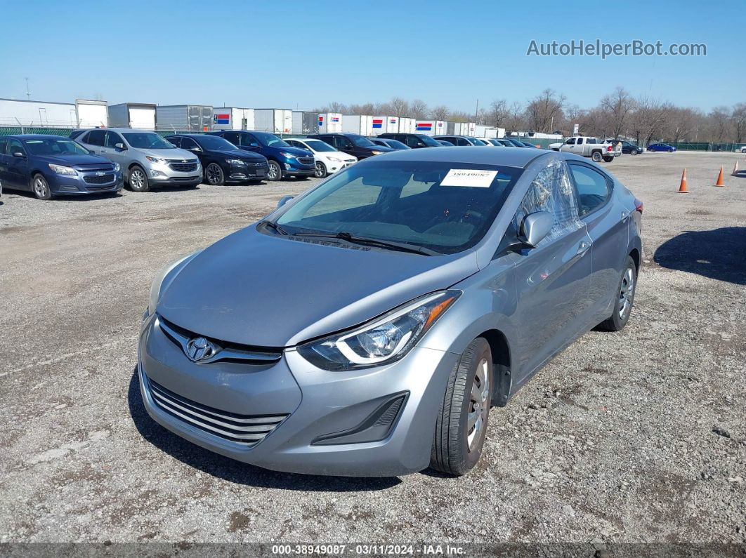 2016 Hyundai Elantra Se Gray vin: 5NPDH4AE2GH706590